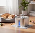 Stainless Steel Cat Water Fountain with Filter
