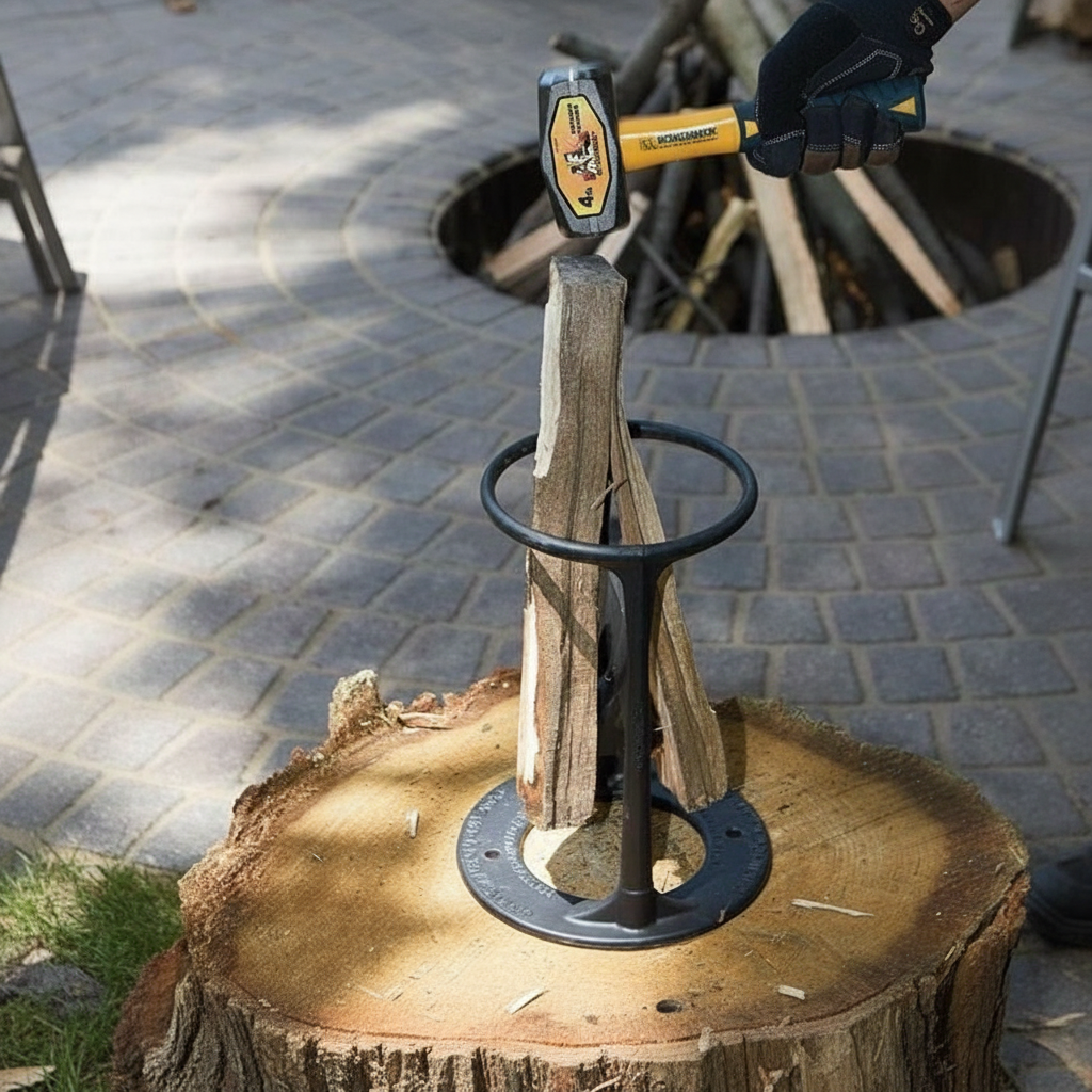 WoodSplitter Manual Log Splitter | Safe & Easy