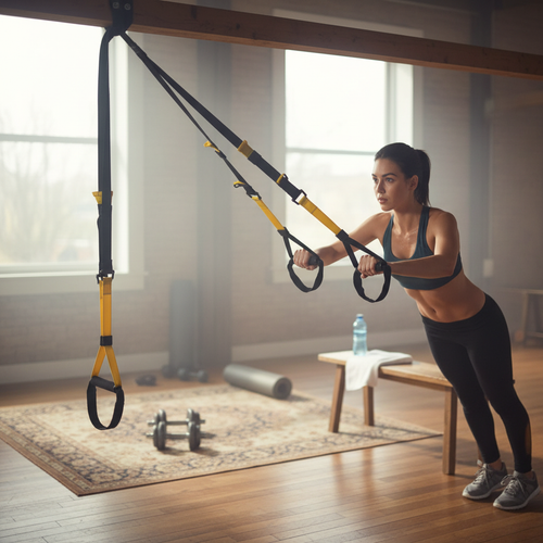 AtlasBay Suspension Training Straps for Home Gym
