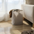 Japanese Cotton Linen Laundry Basket - Foldable Storage