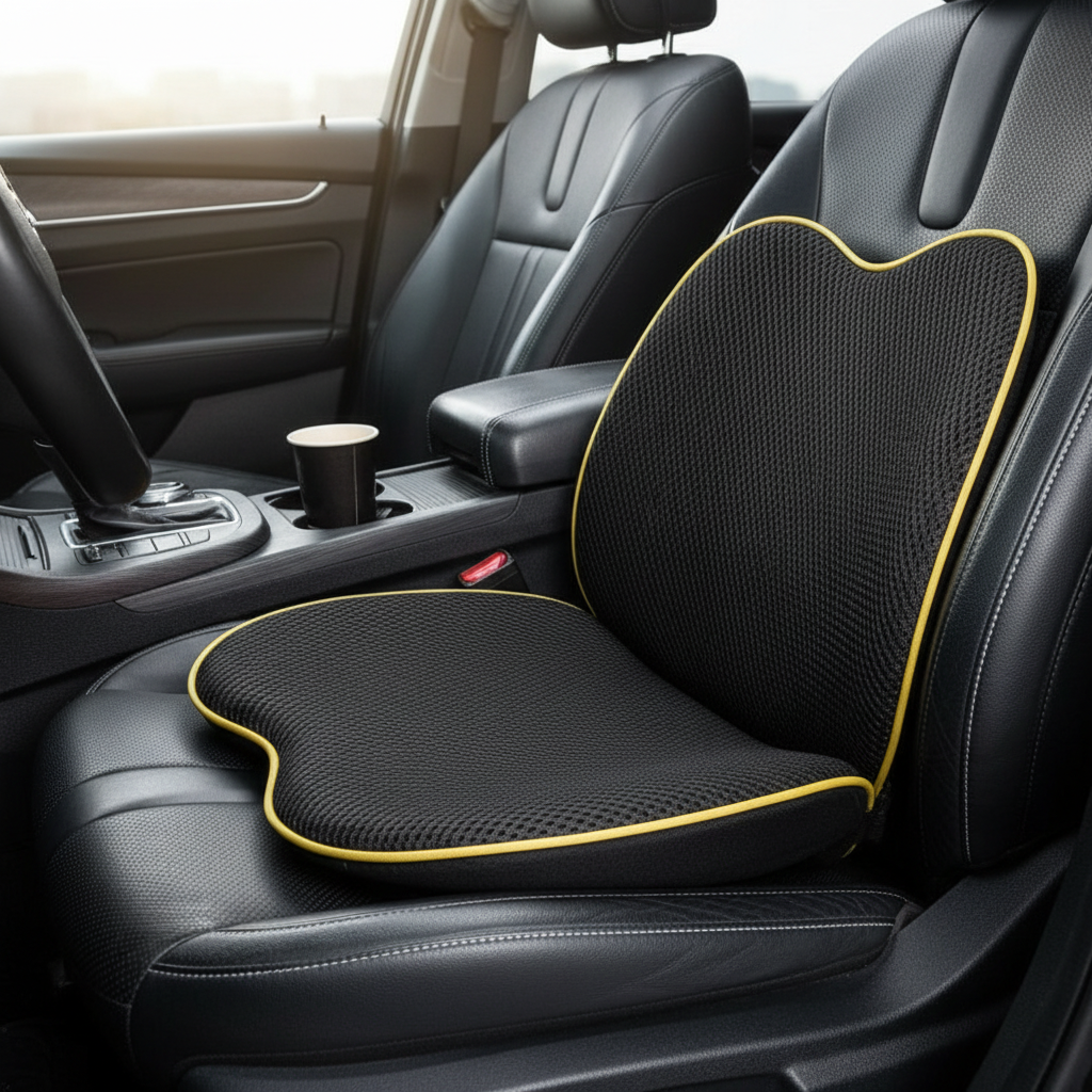 Seat Cushion for Short Drivers - Memory Foam Lift