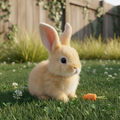 Realistic Interactive Bunny Toy with Motion