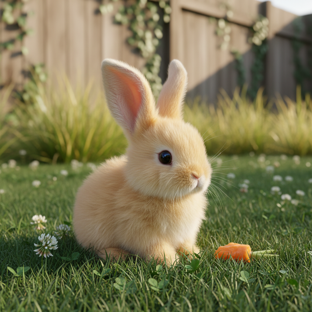 Realistic Interactive Bunny Toy with Motion