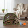 9-Hole Tunnel Cat Mouse Game Toy