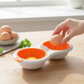 Microwave Egg Poacher - Cook 2 Eggs in Minutes