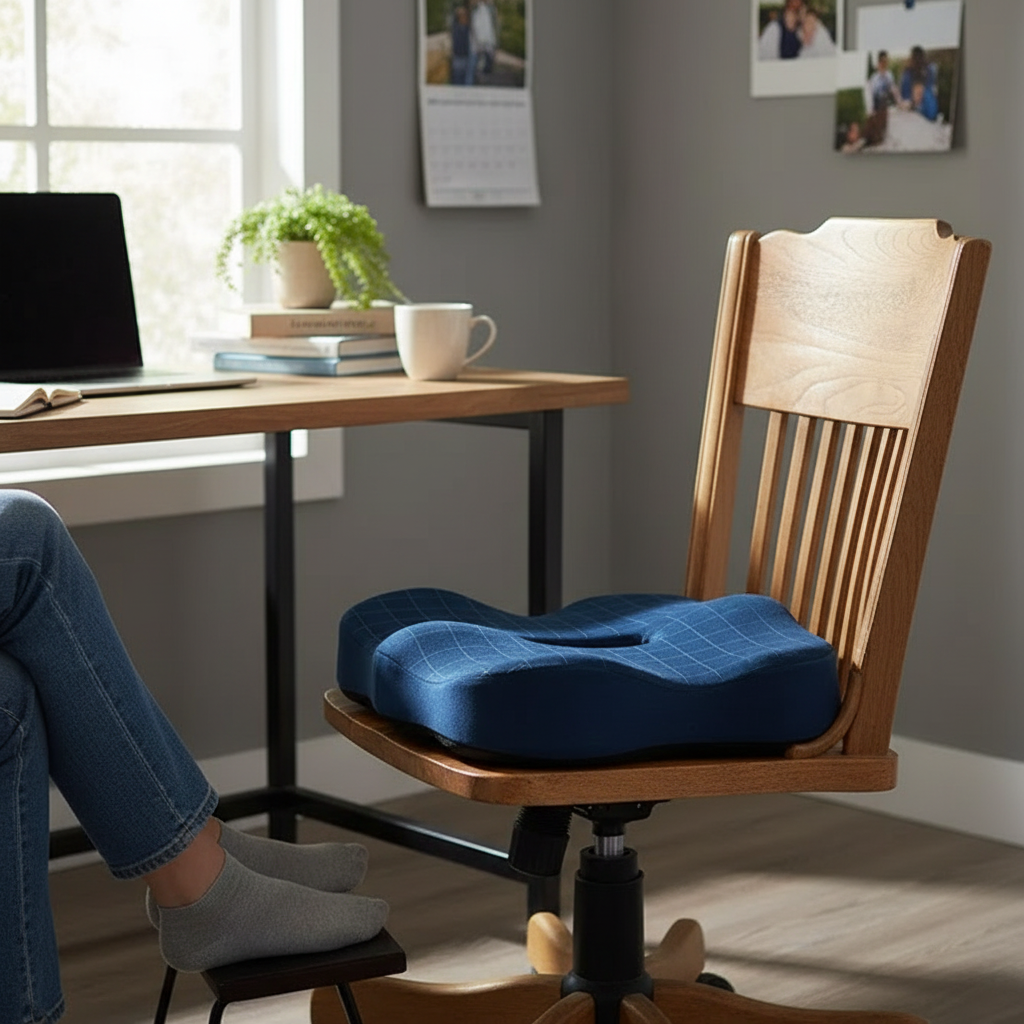 Memory Foam Seat Cushion for Back Pain Relief