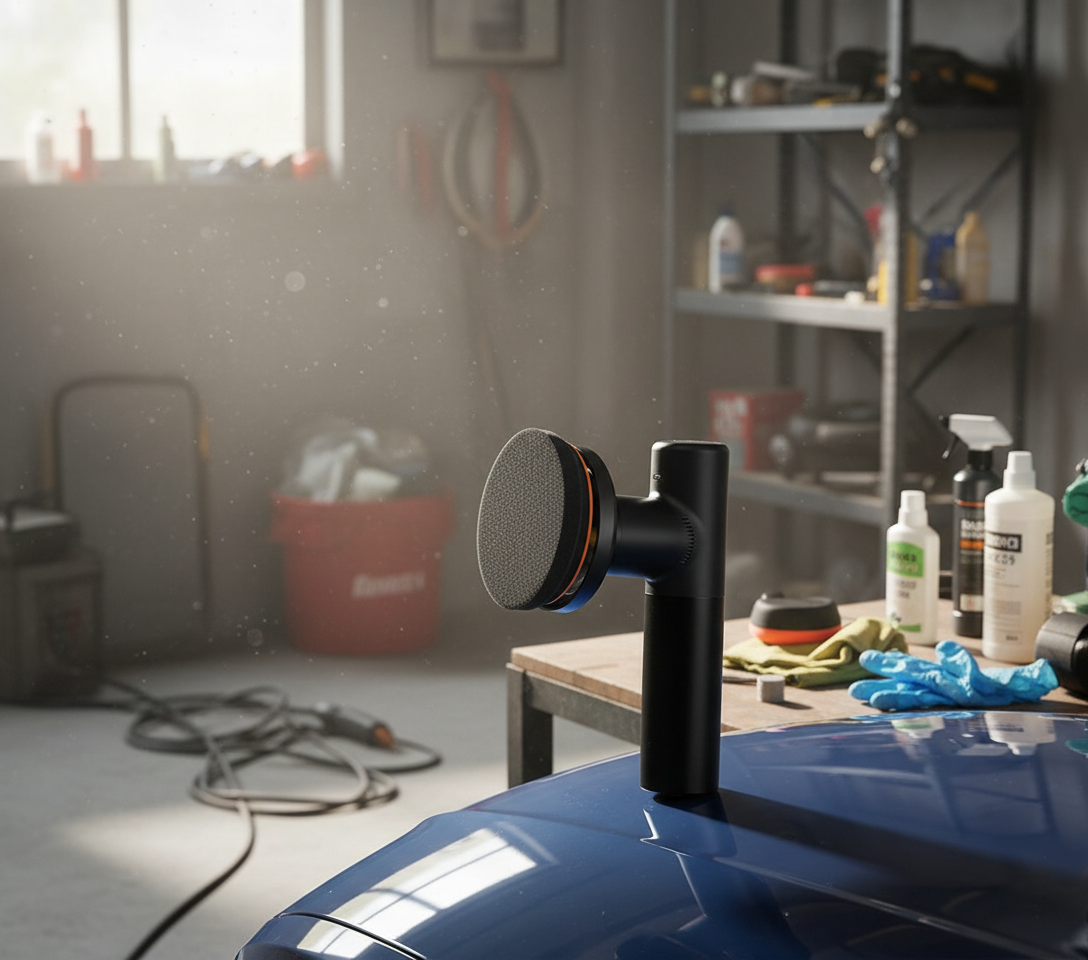 Cordless Dual Action Car Polisher with 4000mAh Battery