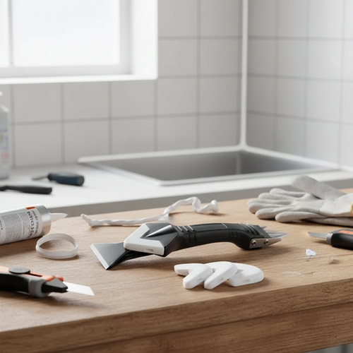 3-in-1 Caulk Remover & Smoother Tool