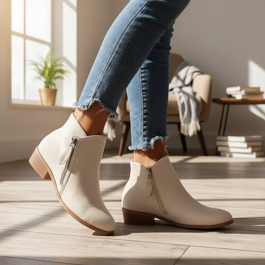 Women's Orthopedic Leather Ankle Boots