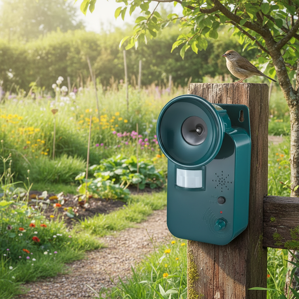 Ultrasonic Pest Repeller - Outdoor Animal Deterrent 5000 Sq Ft