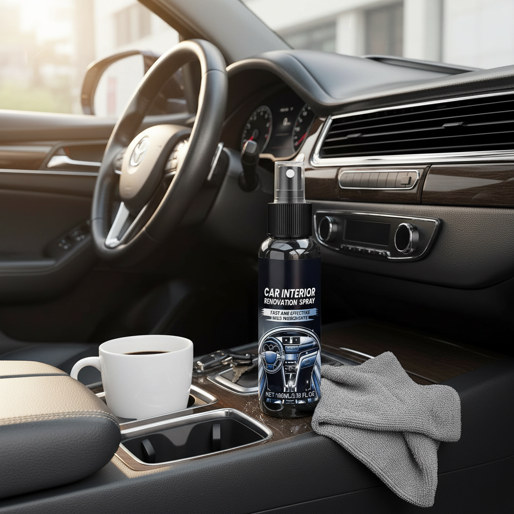 Car Interior Cleaner Set of 3 - Professional Grade