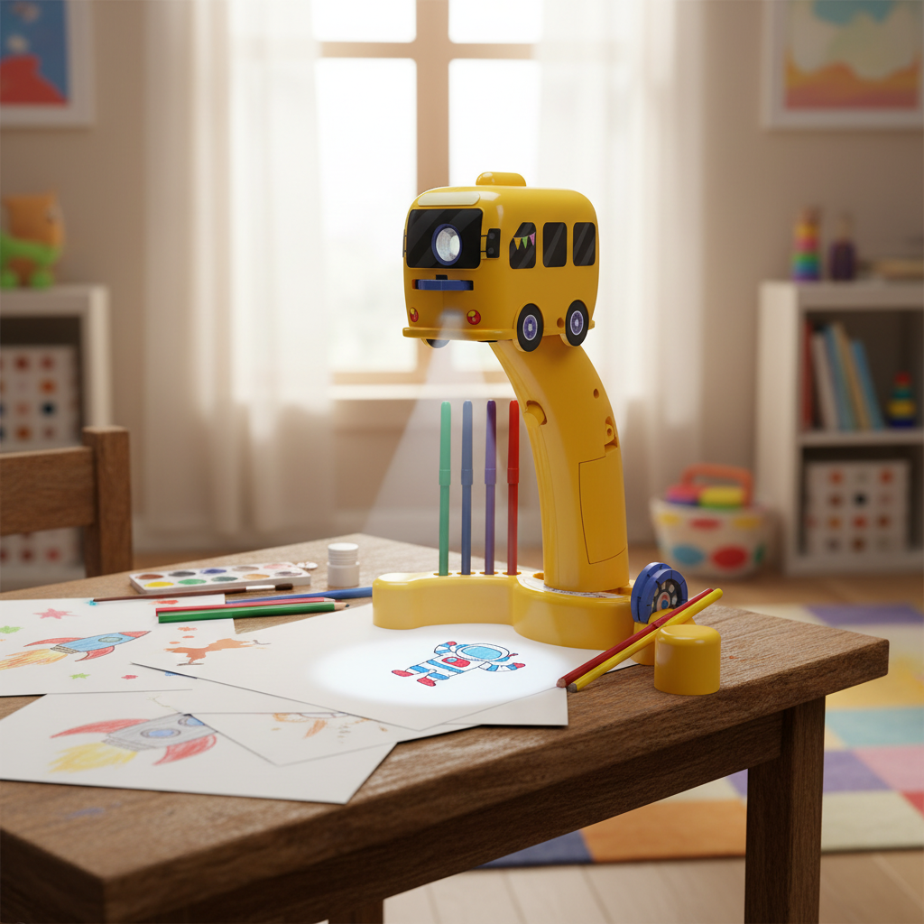 Kids Drawing Projector with 24 Design Discs