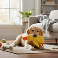 Calming Duck Dog Toy with Quacking Sound