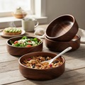 Walnut Wood Serving Bowls for Food