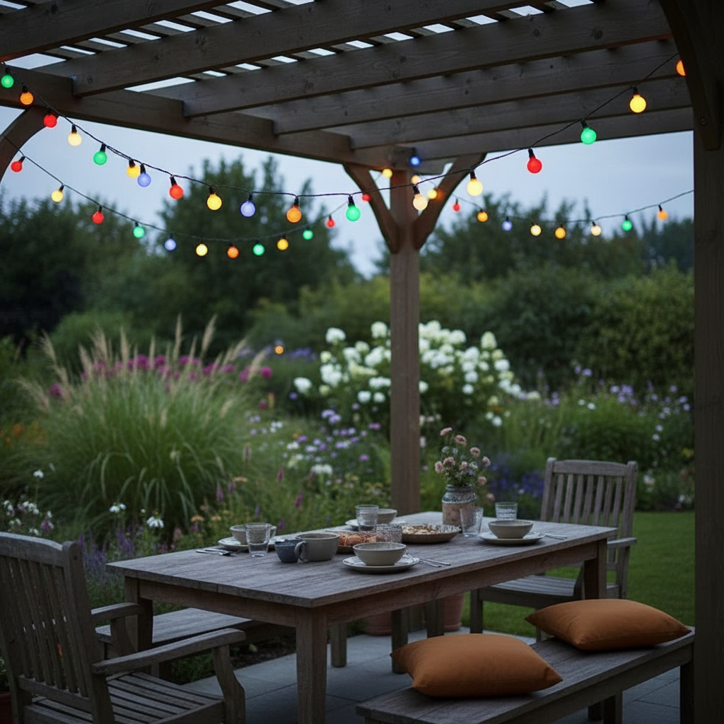 Solar Fairy Lights Outdoor - LED String Lights
