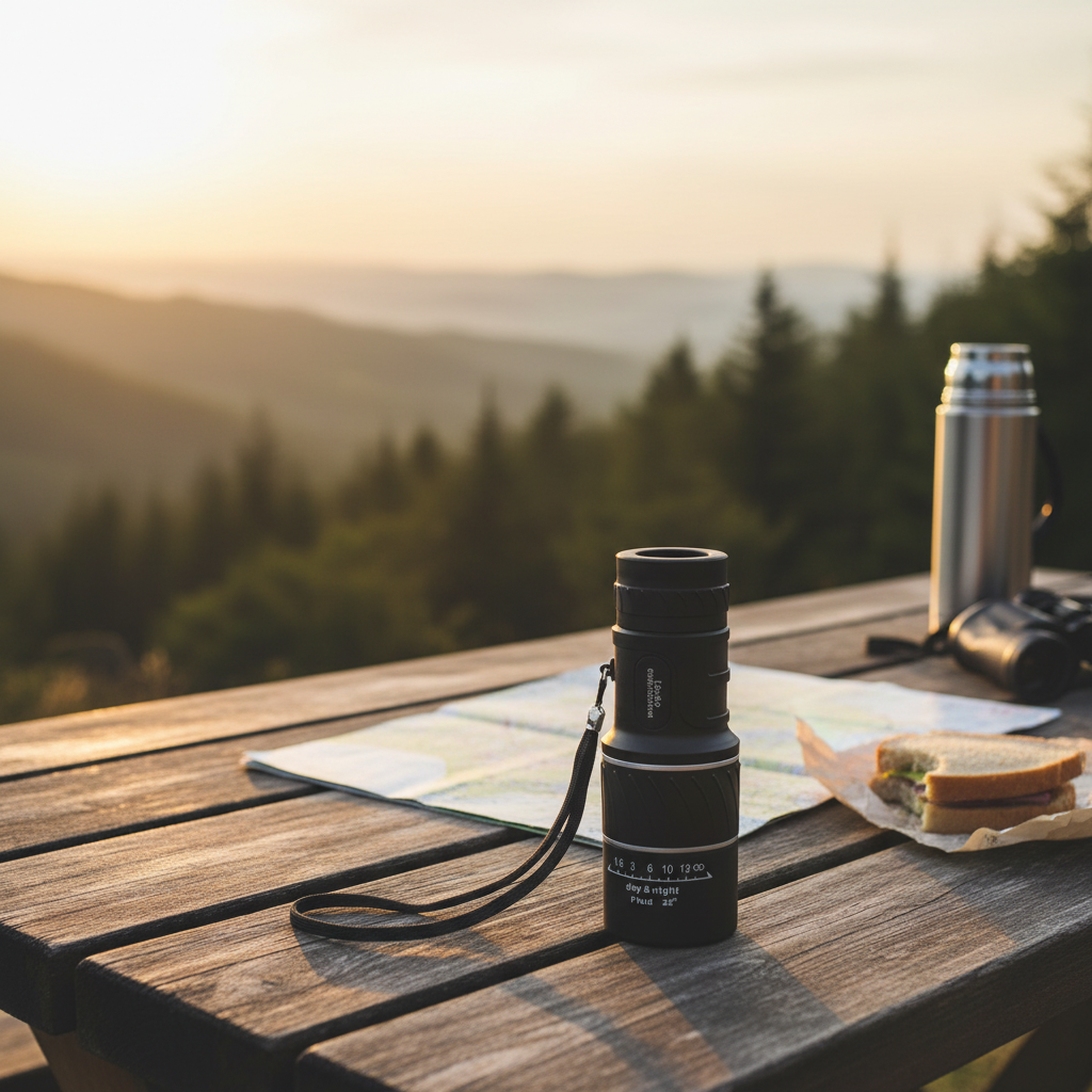 12x Power Monocular Telescope for Hiking & Travel
