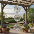 3D Mirror Bird Deterrent Spinner - Outdoor Garden Scare Device