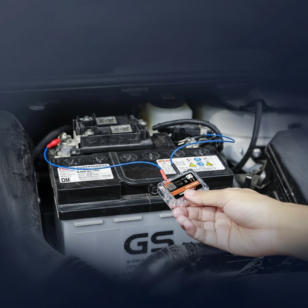 Smart Car Battery Tester with Bluetooth Monitoring