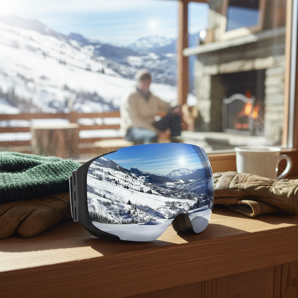 Snow Goggles with Interchangeable Lens Bundle