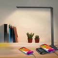 LED Desk Lamp with USB Charging & Adjustable Arm