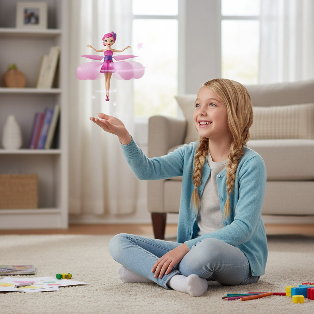 Flying Fairy Toy with Light Up Wings
