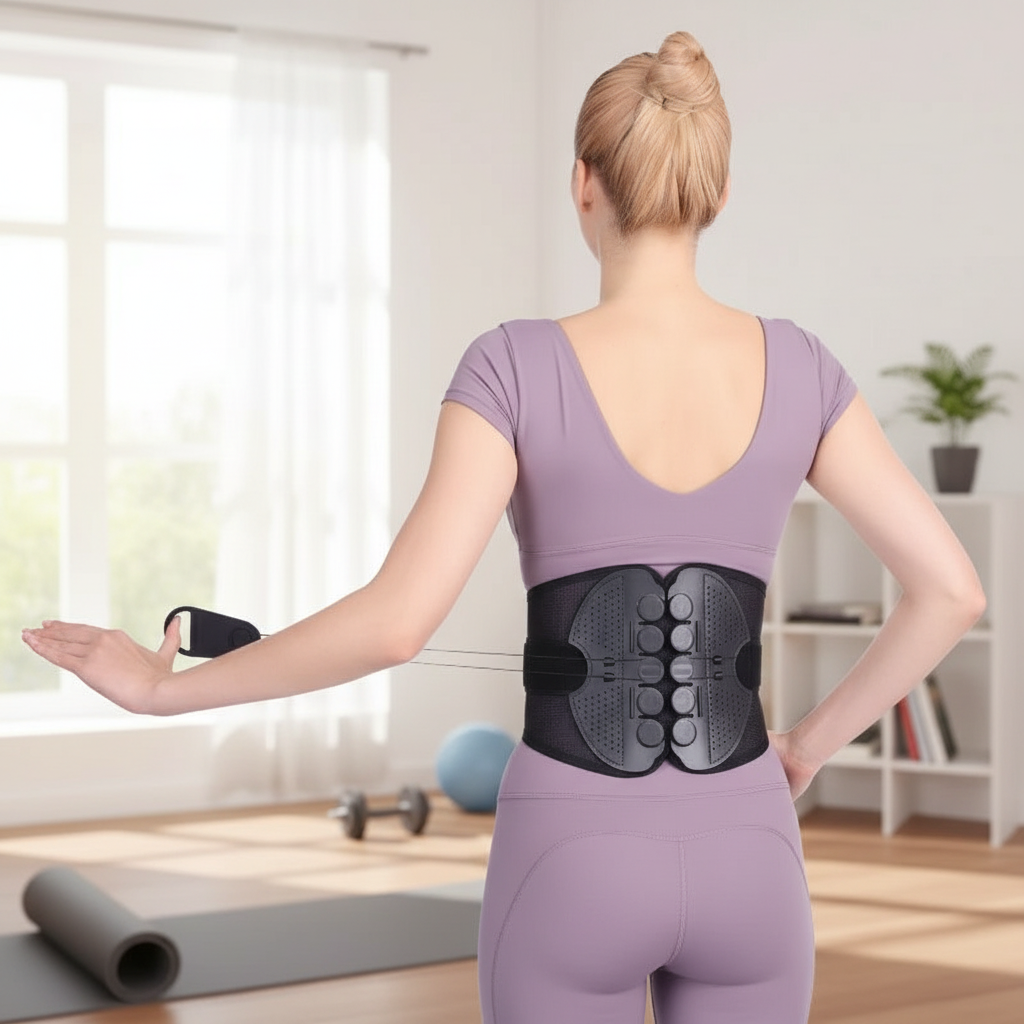 Lumbar Support Brace for Lower Back Pain Relief