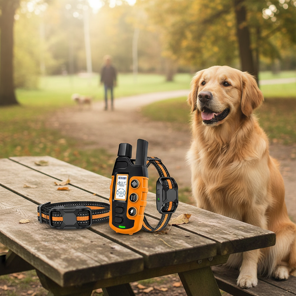 1000m Waterproof Dog Training Collar – Rechargeable E-Collar