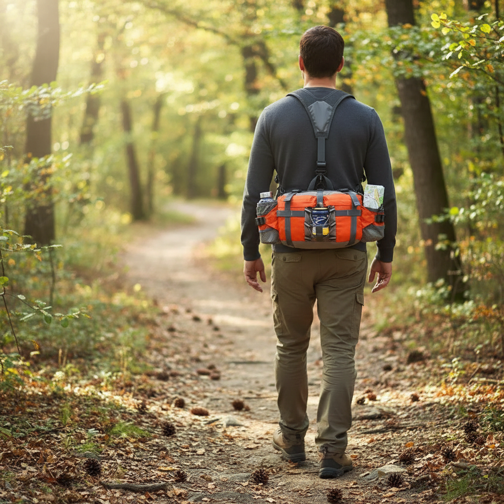 Outdoor Waist Bag with Multiple Compartments | Gear Max