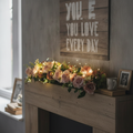 Clear Acrylic Flower Vase - Modern Transparent Design