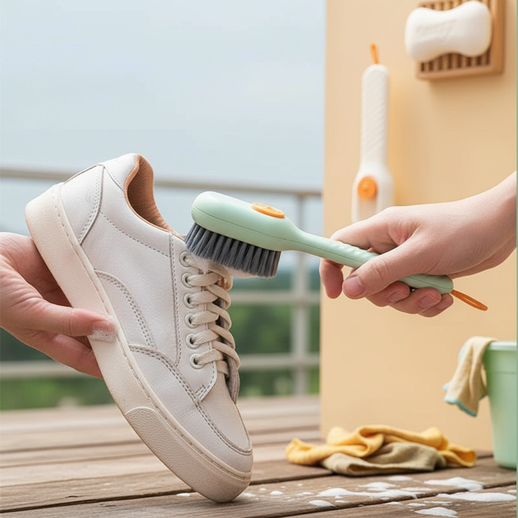 Automatic Liquid Shoe Cleaning Brush Set - 2 Pack
