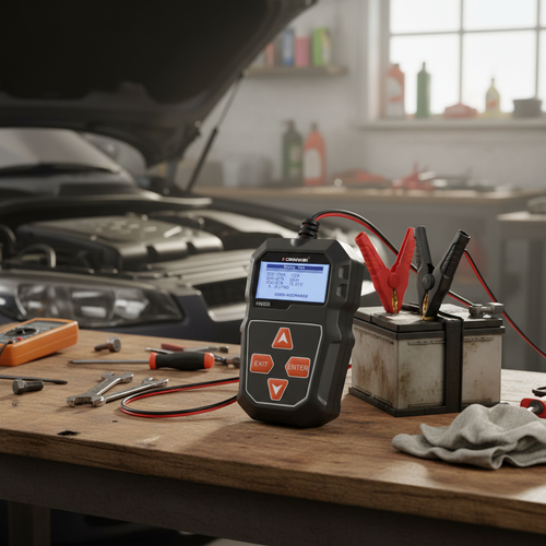 12V Car Battery Tester & Alternator Analyzer