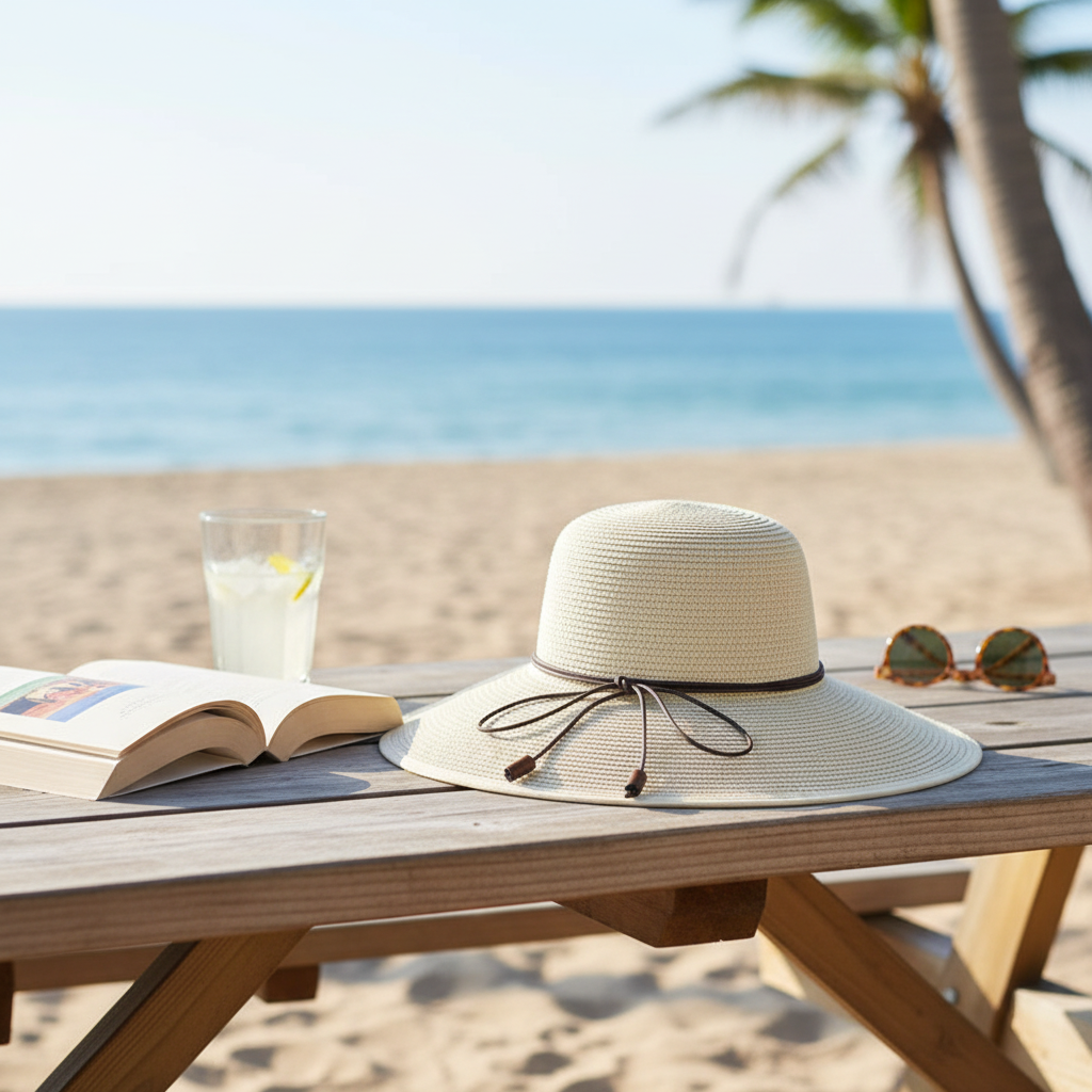 Foldable Wide Brim Summer Hat for Sun Protection