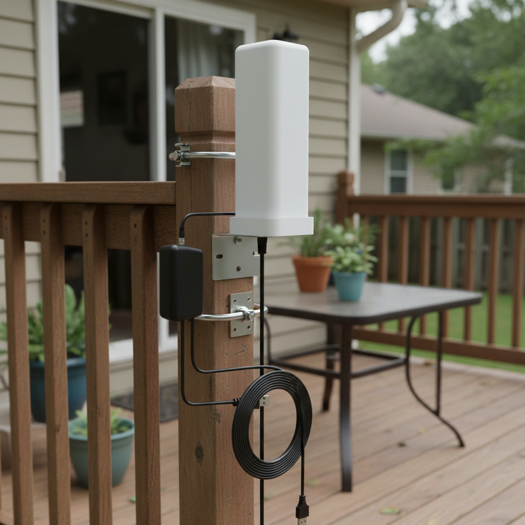 360° Outdoor HDTV Antenna with Amplifier