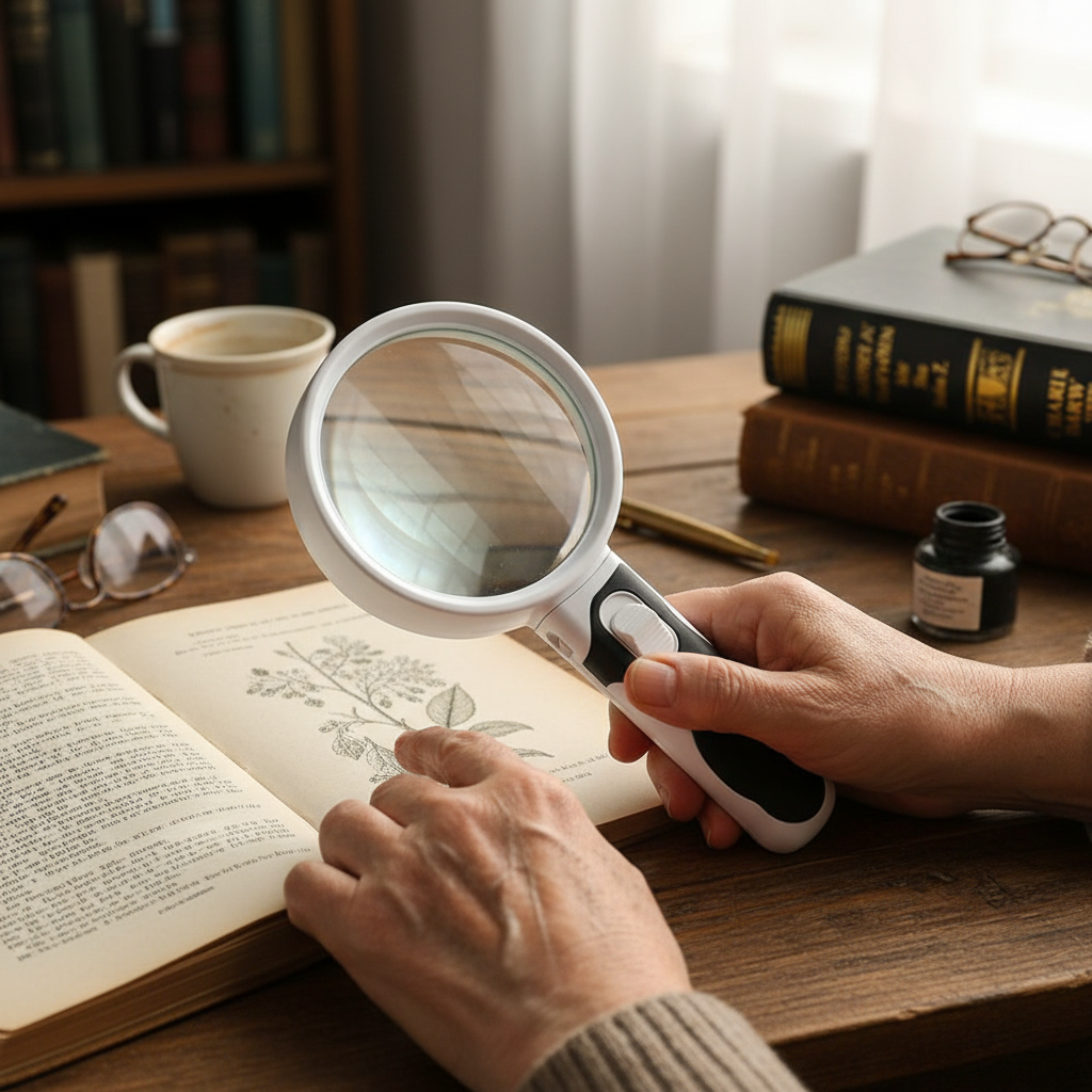 20x LED Magnifying Glass with Optical Lens