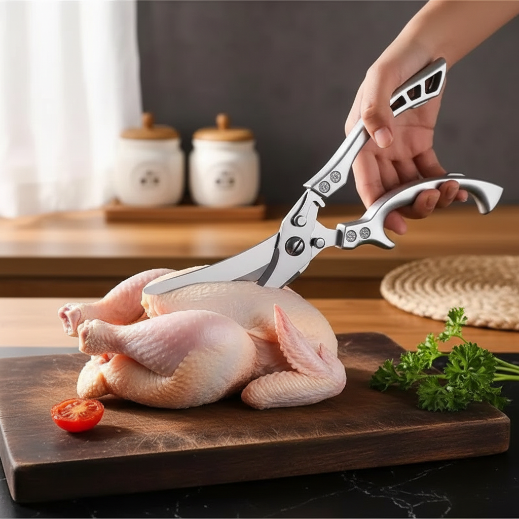 Professional Chicken Shears - Heavy Duty Kitchen Scissors