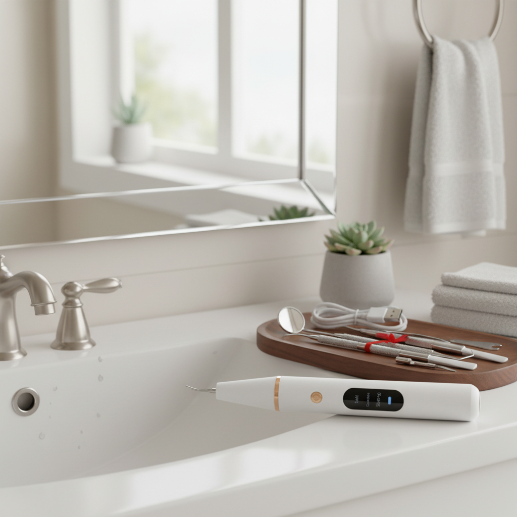 Ultrasonic Tartar Remover with LED Light & USB Charging