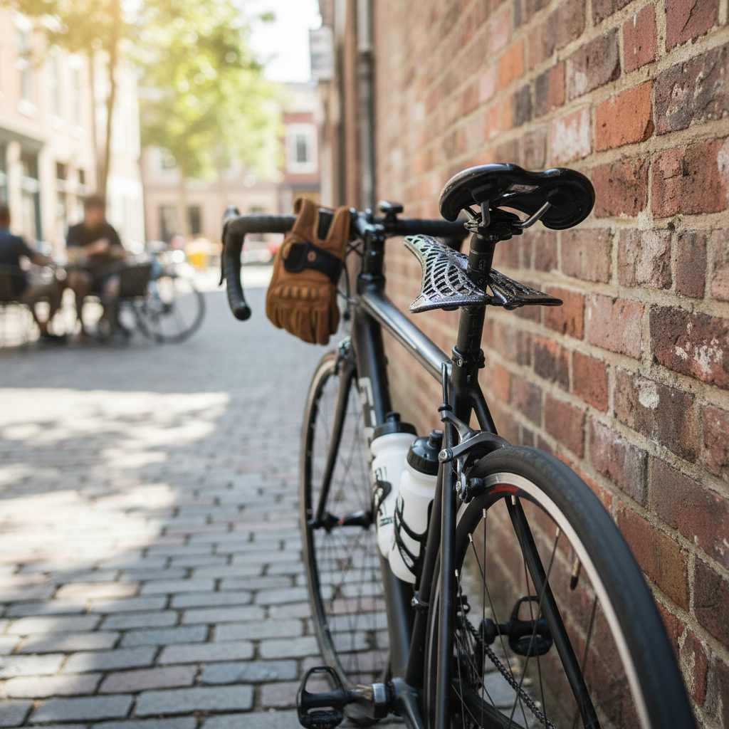 Suspension Bike Saddle with Perineal Protection