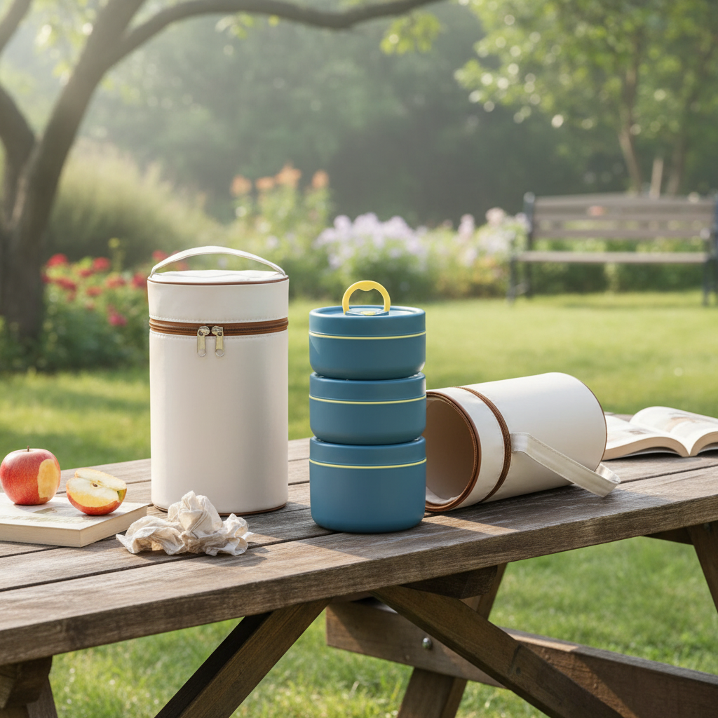 Insulated Stainless Steel Lunch Box Container Set