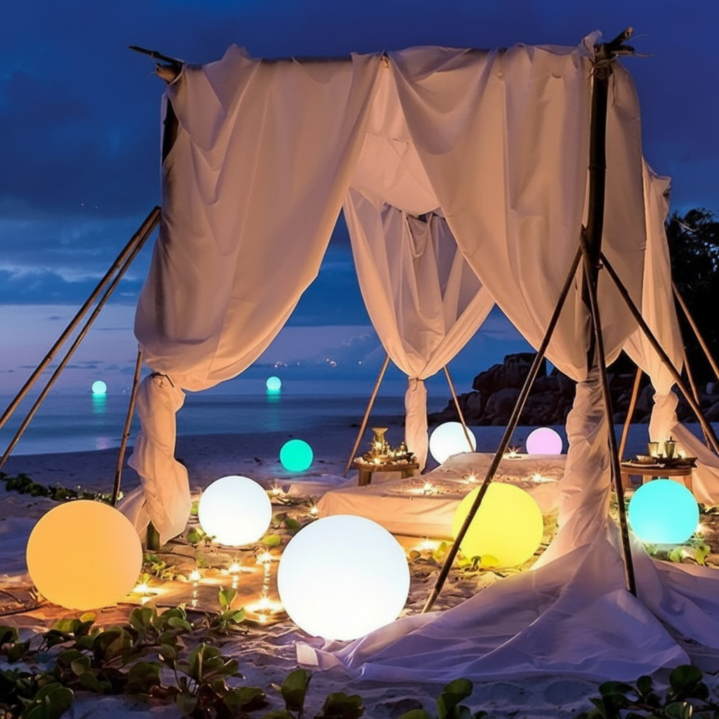Waterproof Floating Pool Lamp with Color Changing LED