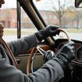 Touch Screen Men's Leather Gloves Winter
