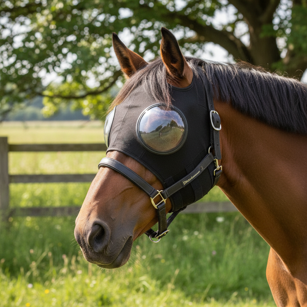 Horse Blinders with Adjustable Velcro Straps