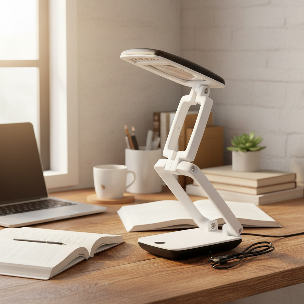 Full-Page Floor Magnifying Lamp with LED Light
