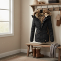 Winter Jacket with Fleece Lining and Hood