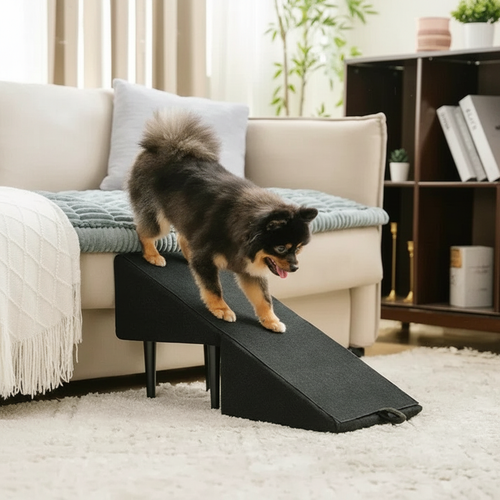 2-in-1 Dog Ramp and Step Stool for Couches & Beds