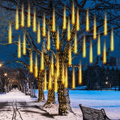 LED Dripping Icicle Lights - 8 Tubes, 20 Inch