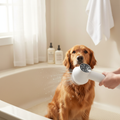 Pet Hair Dryer with Comb Brush & 4 Speed Settings