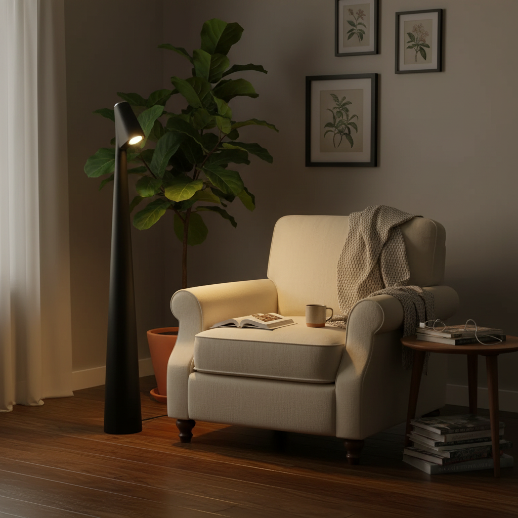 Nordic Wireless LED Table Lamp with Touch Dimming