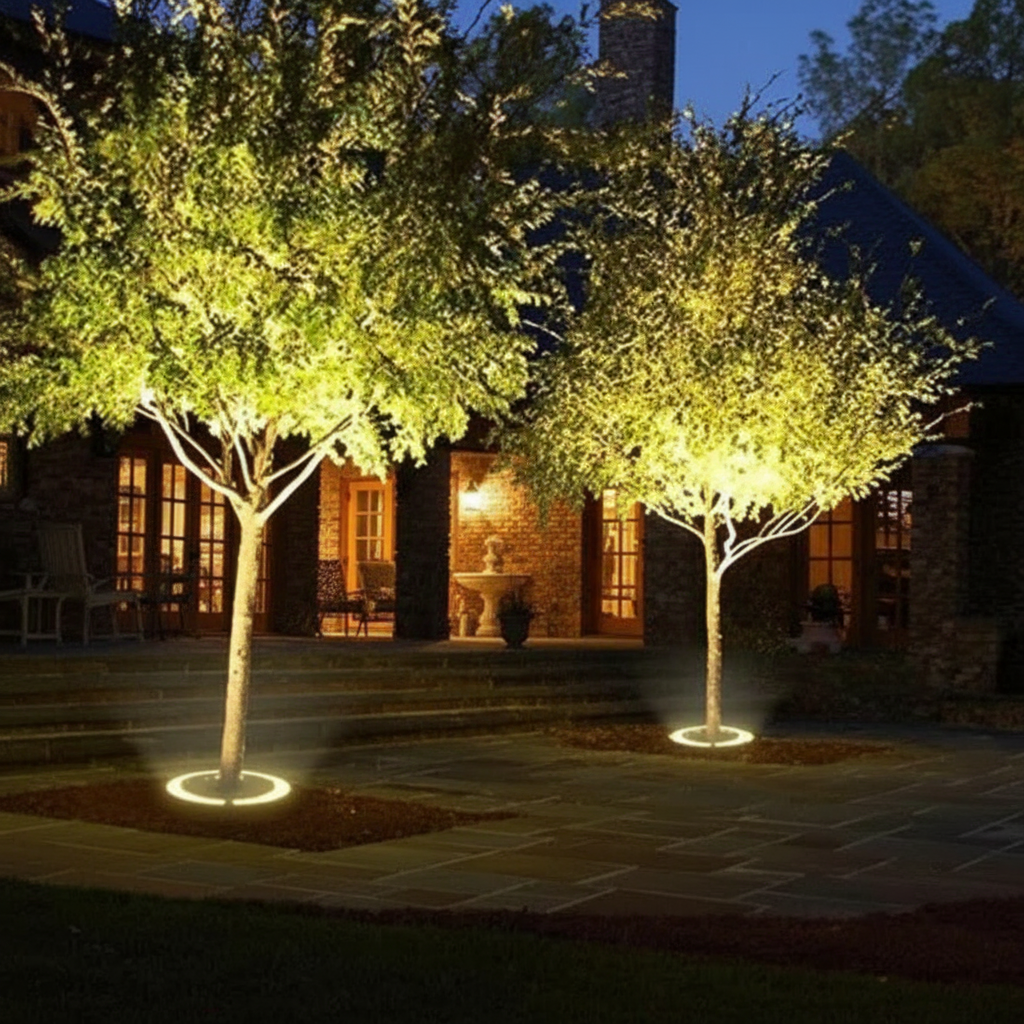 LED Tree Spotlight - Warm White Garden Lighting
