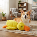Durable Duck Dog Toy with Squeaker