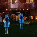 Lighted Ghost Outdoor Halloween Decoration